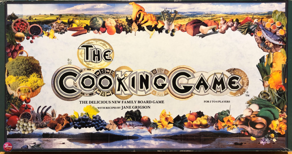 The Cooking Game vintage board game