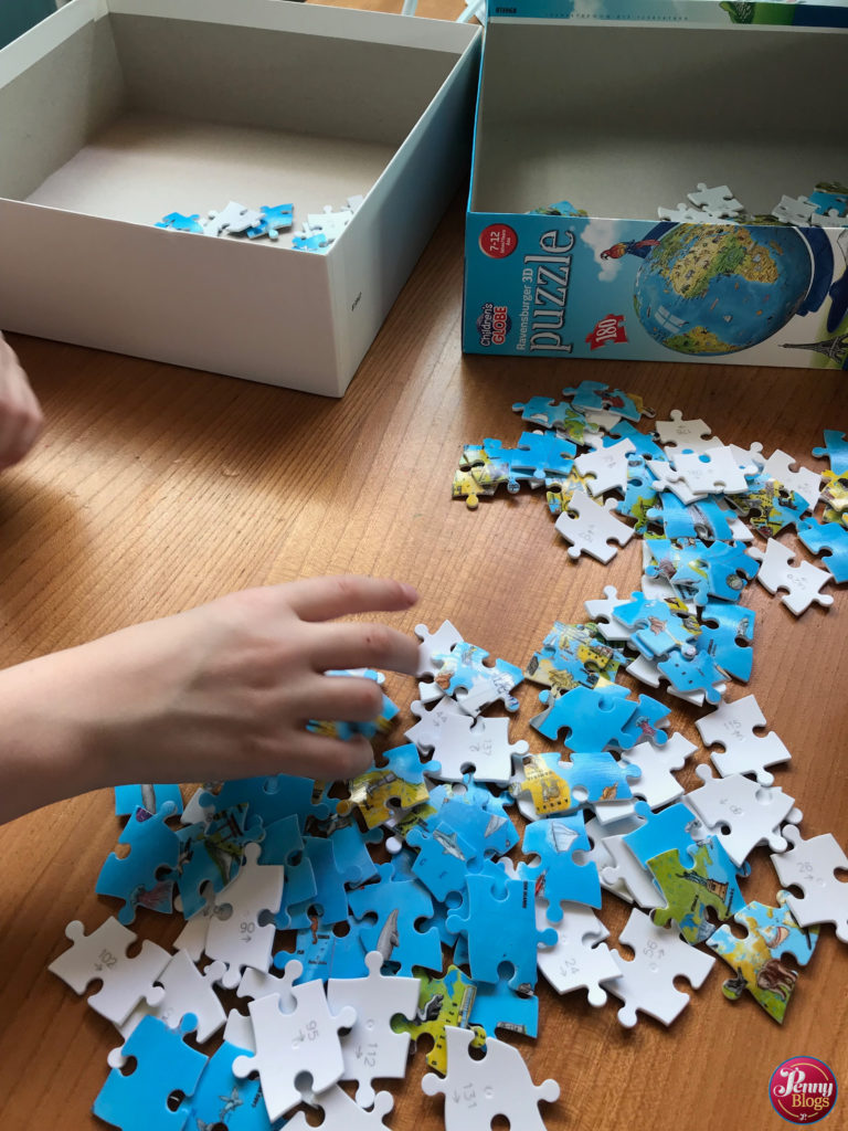 3D Children’s World Map Globe Puzzle from Ravensburger
