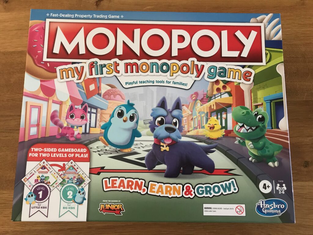 The box for My First Monopoly.